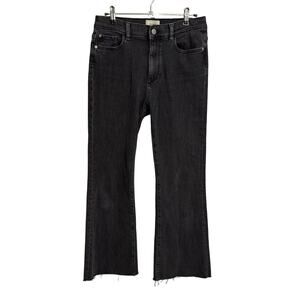 DL1961 Jeans Womens 28 Black Bridget Boot High Rise Instasculpt Raw Hem Bootcut